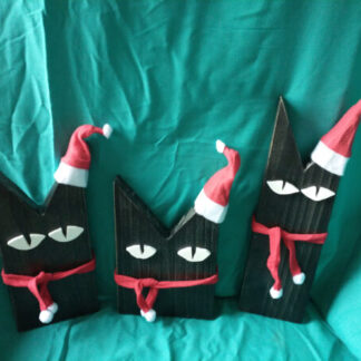 Wooden Cats